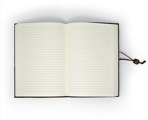 127Softcover Barocco Lined Notebook With Knot Closure & Pen Holder