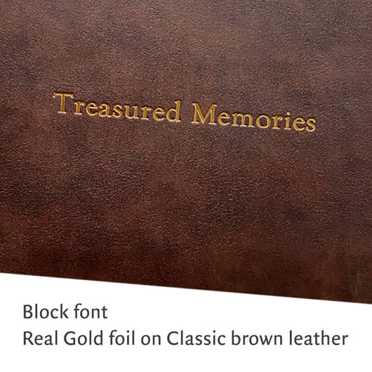 Scrapbook Classic Leather 3 Ring Album Brown 12X12 