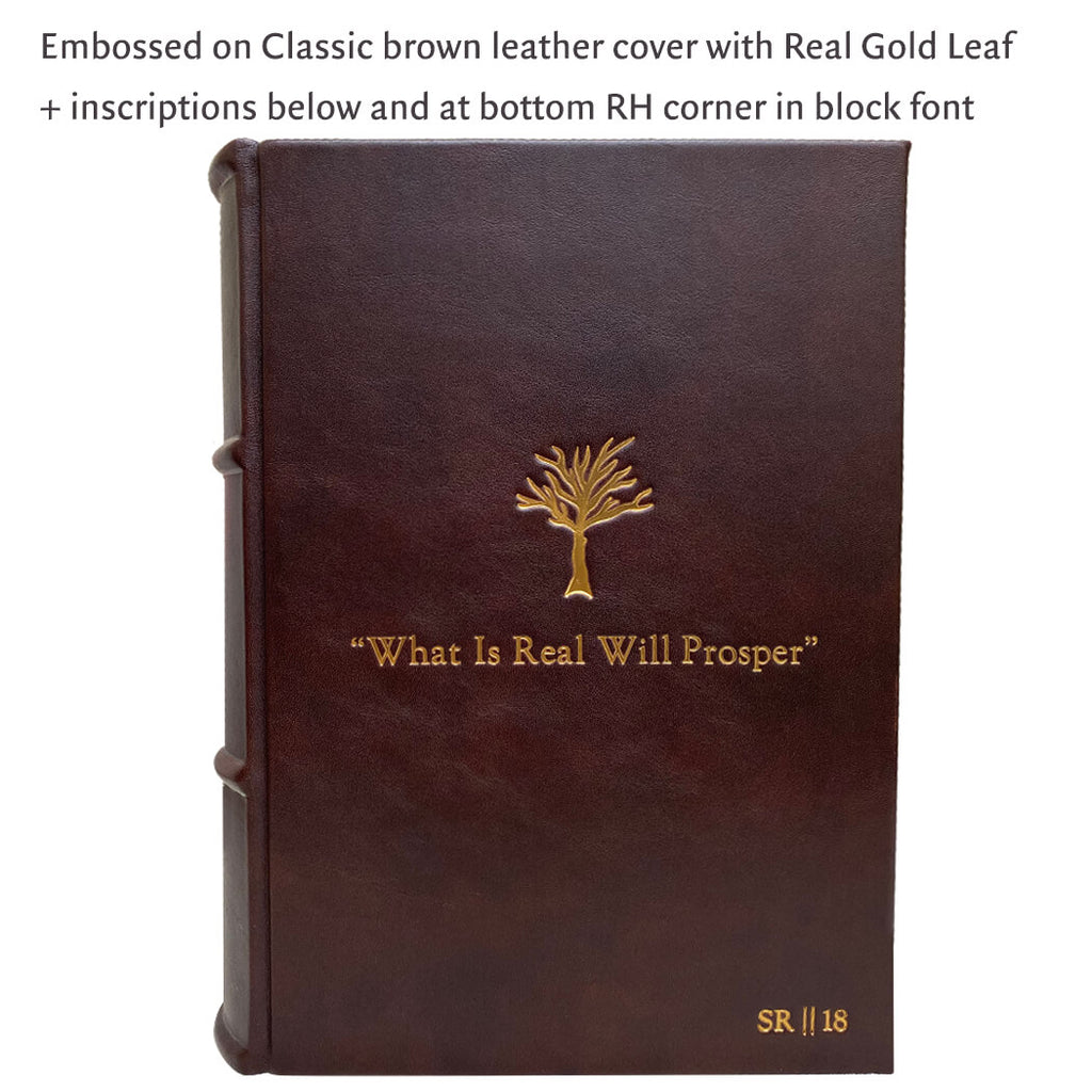 Classic Handmade Leather Refillable Journal - 3 sizes