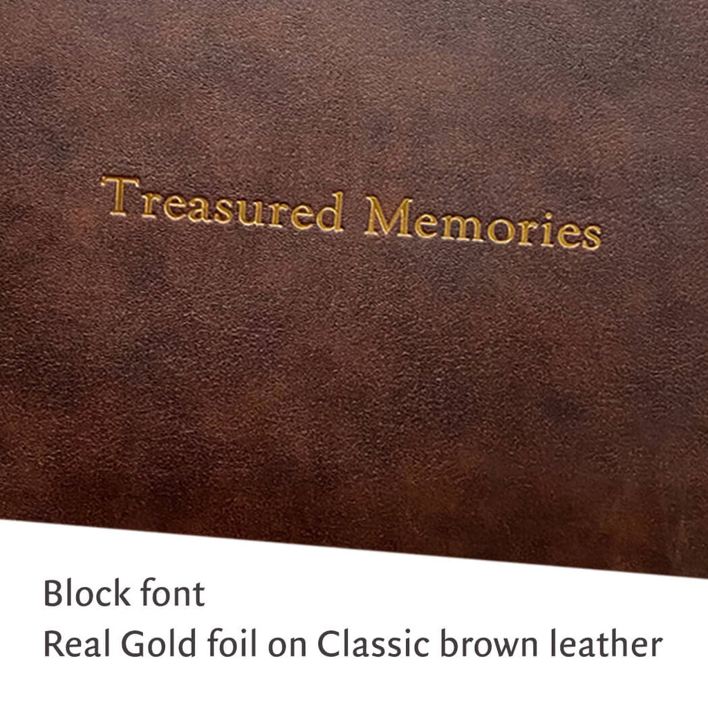 Classic Handmade Leather Refillable Journal - 3 sizes